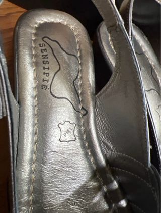 Sandalias Sensipie Plata Tallas 35, 36, 37 y 41