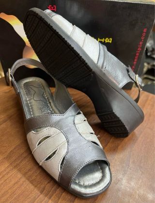 Sandalias Sensipie Plata Tallas 35, 36, 37 y 41