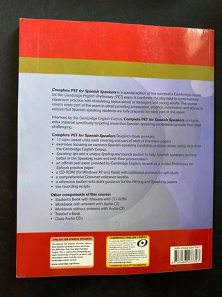 Complete PET for Spanish Speakers Student's Boo...