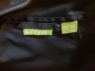 Chaqueta Ciclismo Negra y Verde Neón Crivit