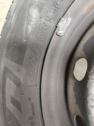Llantas con neumáticos Firestone 225/70/15