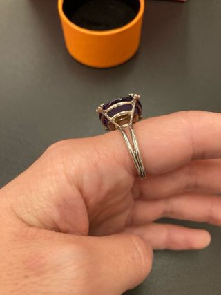 Anillo Tous Amatista y Plata