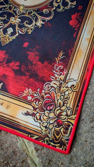 Passatoia Tappeto Nuovo Rosso Nero