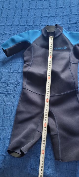 Traje Neopreno Niño Olaian Azul talla 4-5.