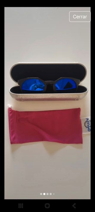 Oakley HSTN Gafas de Sol Negras y Azules