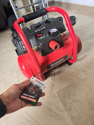 Compresor Einhell a bateria