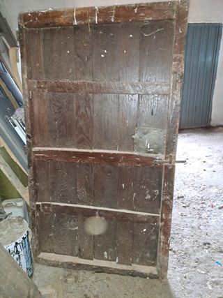 Puerta Madera Rústica Antigua