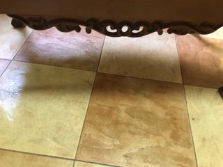 Mesa de centro madera y mármol