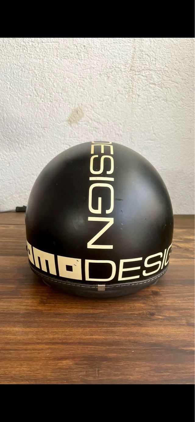 Casco jet Momo Design Fighter retro urbano Calidad