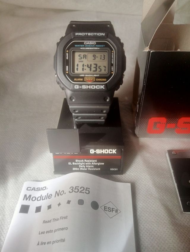 Casio G-Shock Protección 20BAR Resist.No.3525.