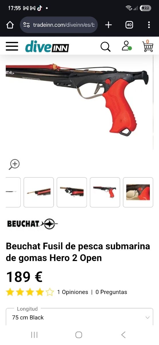 Fusil Beuchat Hero 2 Open
