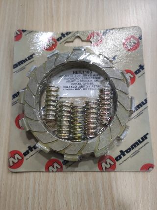 Juego de discos y muelles embrague Motomur