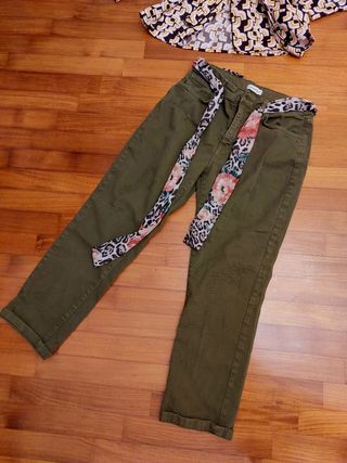 Completo Anyplace jeans verde e giacca