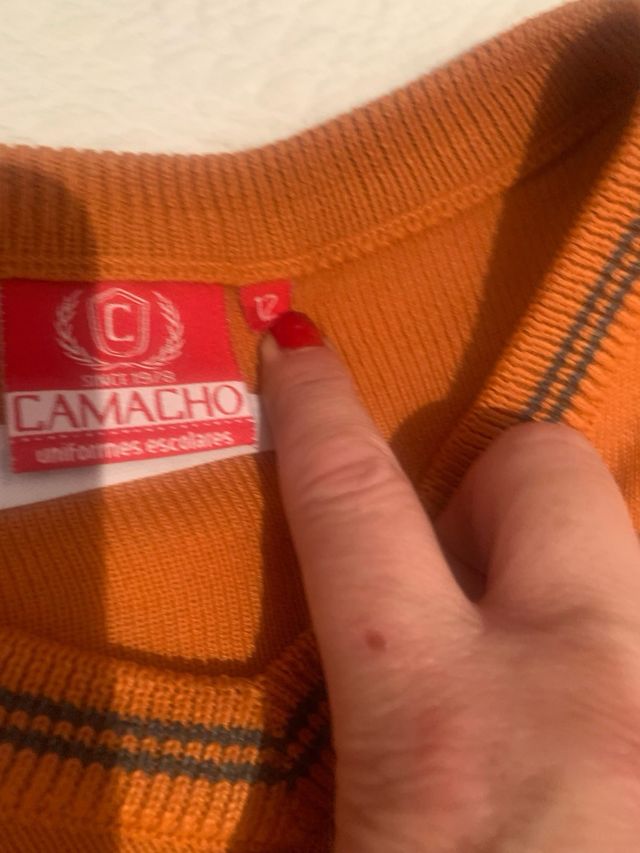 Jersey Colegio Divina Pastora , talla 12