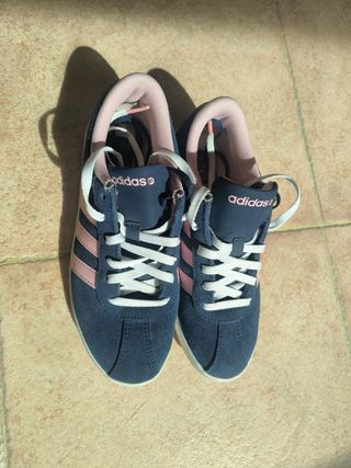 Adidas Neo Zapatillas Azul y Rosa