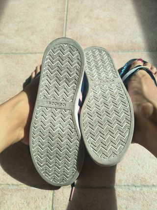 Adidas Neo Zapatillas Azul y Rosa