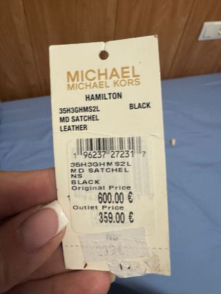 Bolso Michael Kors Negro Sin Usar