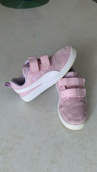 Scarpe Puma bambina rosa velcro n°30