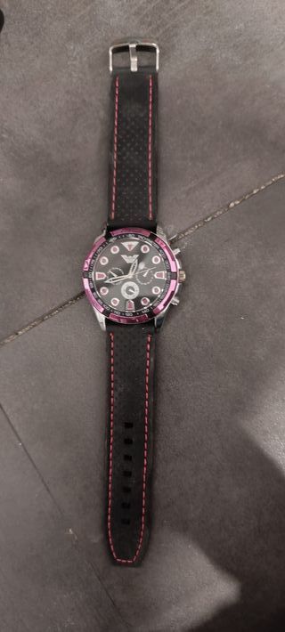 Reloj Armani Analógico Negro y Rosa