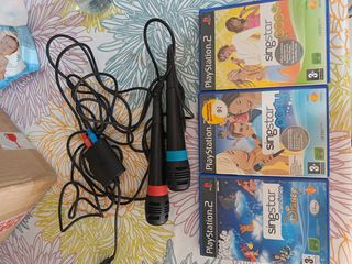 Lote SingStar PS2: Pop, Party y Canciones Disney