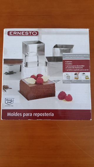 ERNESTO Moldes Cuadrados Acero Inoxidable