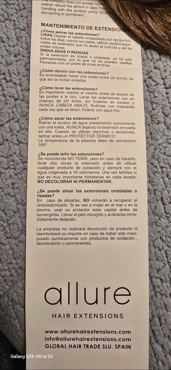 Extensiones de Pelo Natural Castaño Dorado