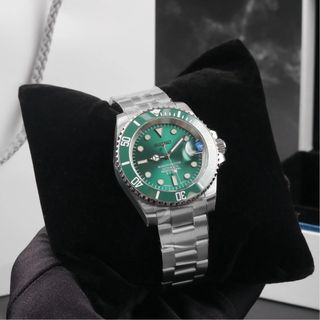 Seiko Mod Submariner Hulk Verde