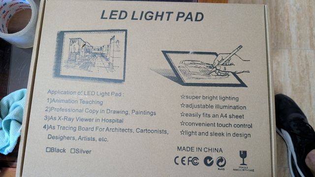 Tabla de luz LED para dibujo
