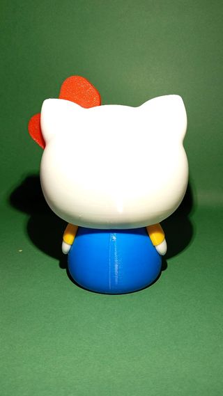 Hello Kitty Scheletro 3D Artigianale 16cm