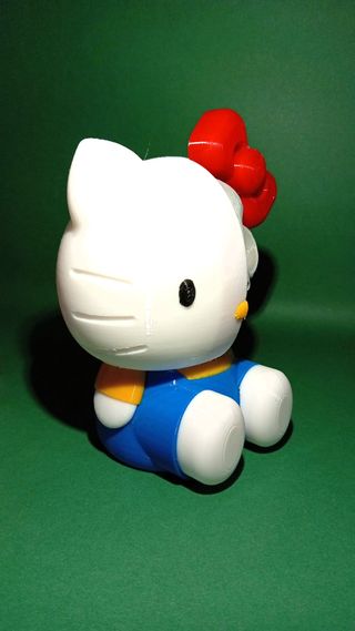 Hello Kitty Scheletro 3D Artigianale 16cm