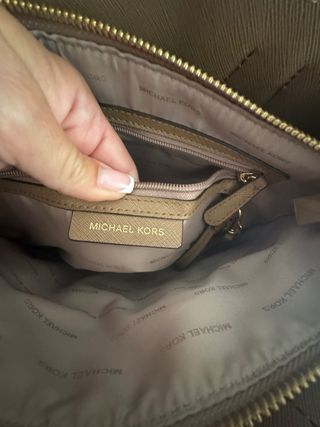 Bolso Michael Kors Marrón y Dorado