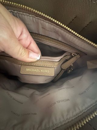 Bolso Michael Kors Marrón y Dorado