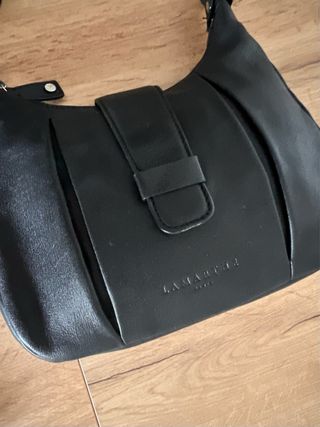 Bolso Lamarthe Paris Negro Piel