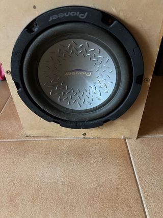 Subwoofer Pioneer con Cajón Sellado