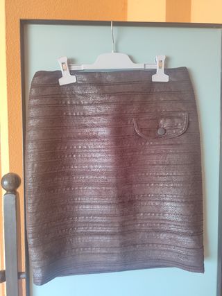 Falda Javier Simorra Marrón