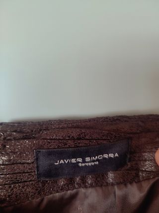 Falda Javier Simorra Marrón