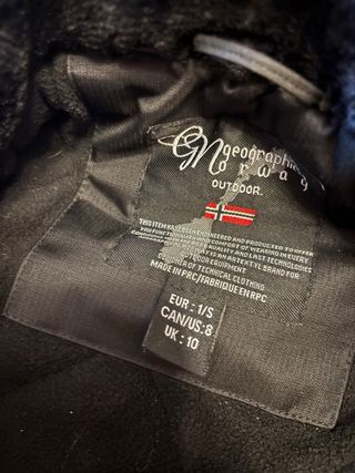 Abrigo Geographical Norway Negro