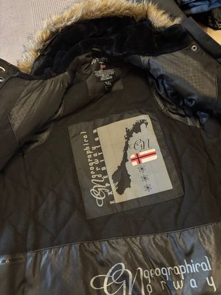 Abrigo Geographical Norway Negro