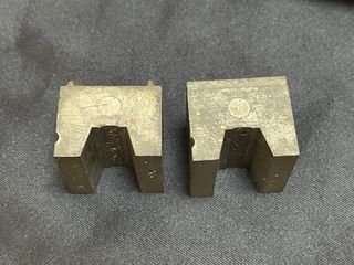 Lote tipos móviles de imprenta letras capitales H