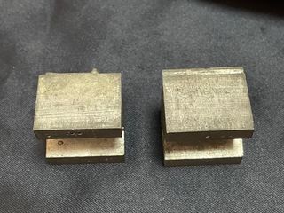 Lote tipos móviles de imprenta letras capitales H