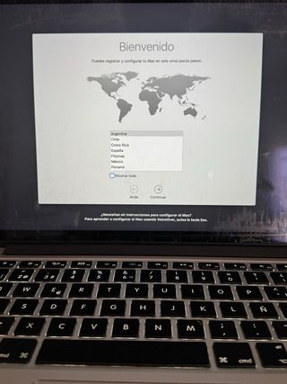 MacBook Pro 13 Plata año 2008