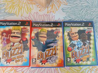 Pack 3 Juegos Buzz! PS2 (The Music, The Big, The S