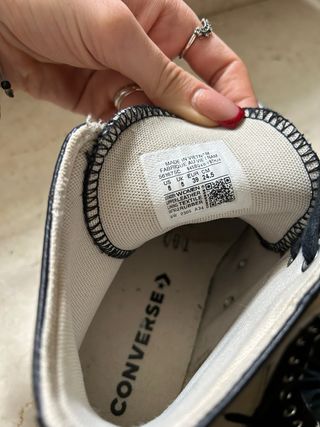 Converse Chuck Taylor Platform Pelle Nere