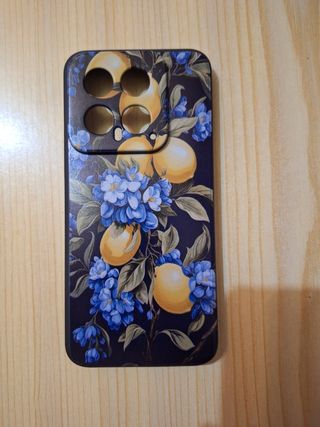 Funda Xiaomi con diseño floral y limones. Xiaomi14