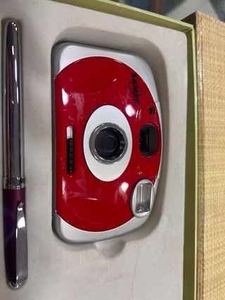 Set retro cámara digital + marco fotos + accesorio