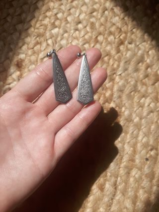 Pendientes Vintage Fénix Plata