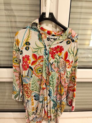 Mono Zara estampado floral