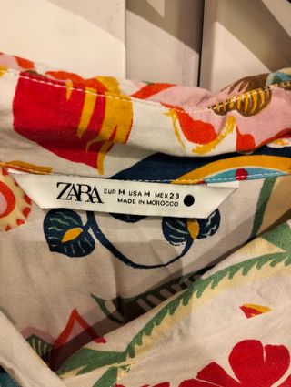 Mono Zara estampado floral