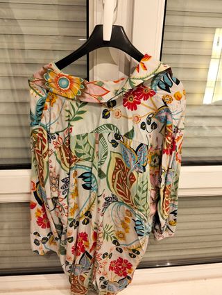 Mono Zara estampado floral