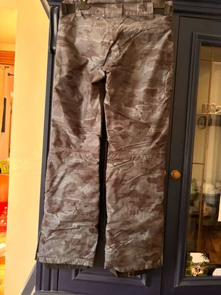 Pantaloni sci uomo camouflage